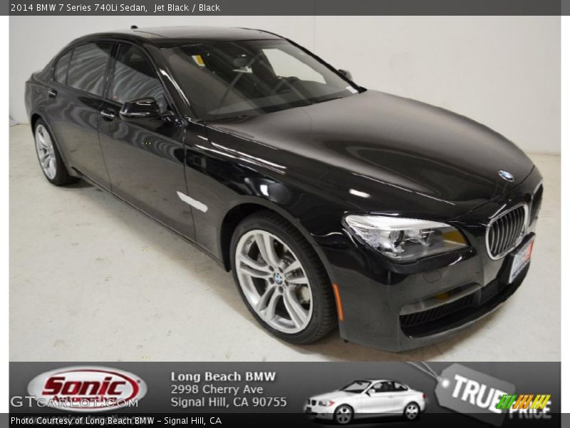 Jet Black / Black 2014 BMW 7 Series 740Li Sedan