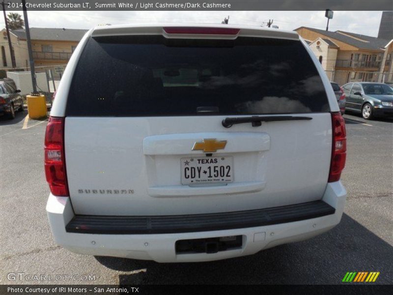 Summit White / Light Cashmere/Dark Cashmere 2014 Chevrolet Suburban LT