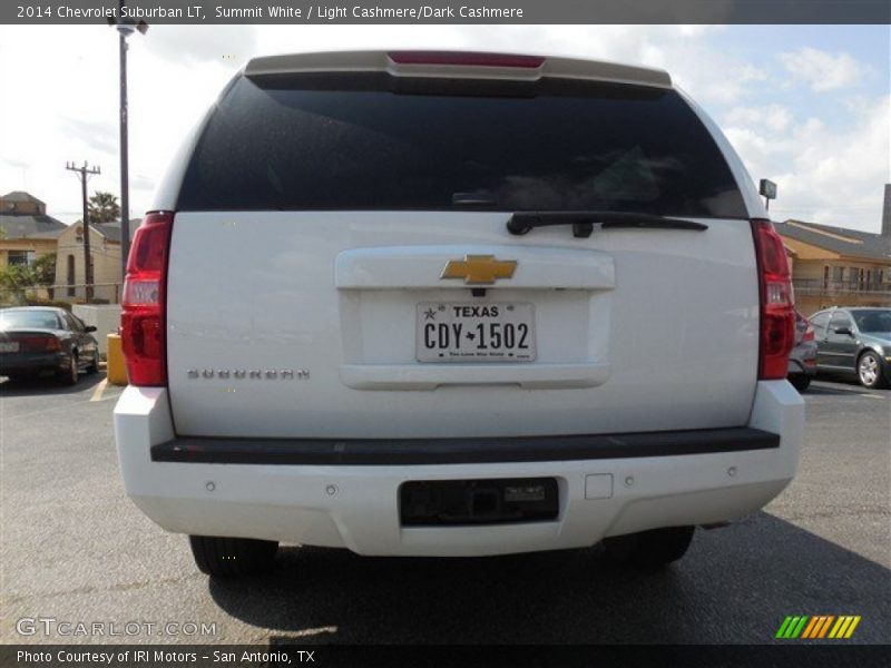 Summit White / Light Cashmere/Dark Cashmere 2014 Chevrolet Suburban LT