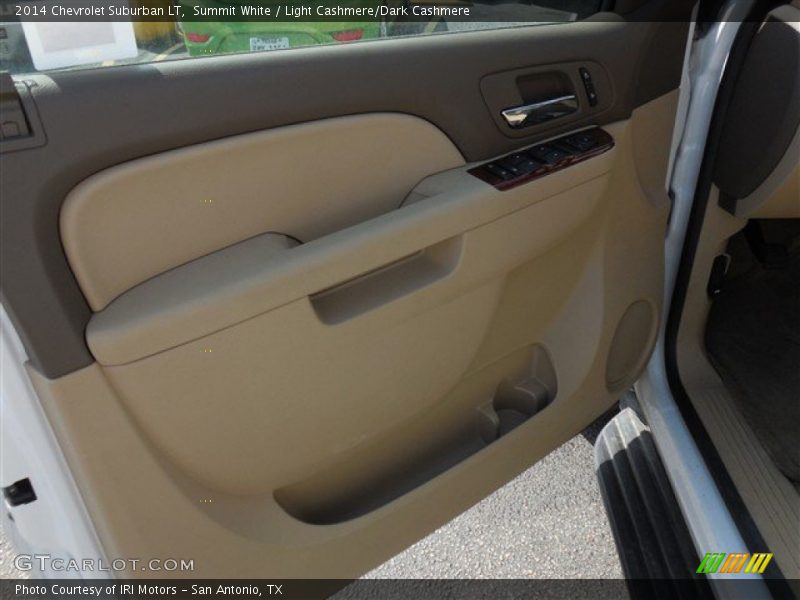 Summit White / Light Cashmere/Dark Cashmere 2014 Chevrolet Suburban LT