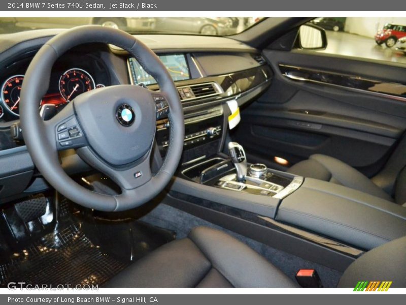 Jet Black / Black 2014 BMW 7 Series 740Li Sedan