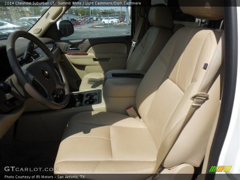 Summit White / Light Cashmere/Dark Cashmere 2014 Chevrolet Suburban LT