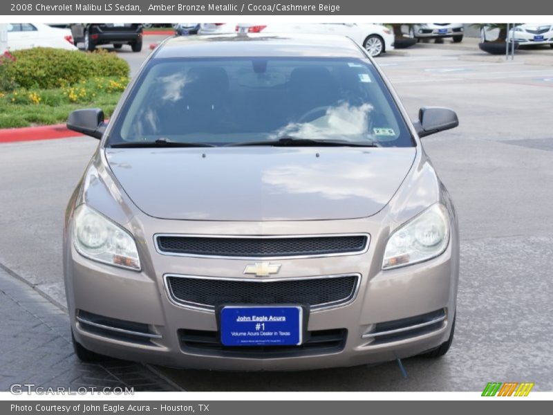Amber Bronze Metallic / Cocoa/Cashmere Beige 2008 Chevrolet Malibu LS Sedan