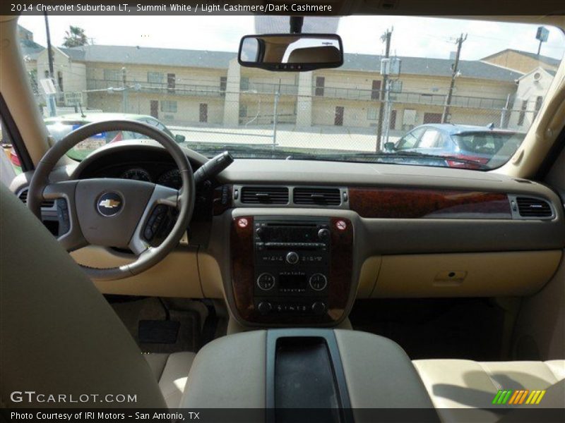 Summit White / Light Cashmere/Dark Cashmere 2014 Chevrolet Suburban LT