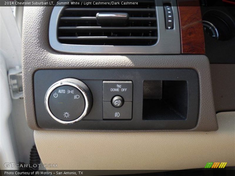 Summit White / Light Cashmere/Dark Cashmere 2014 Chevrolet Suburban LT