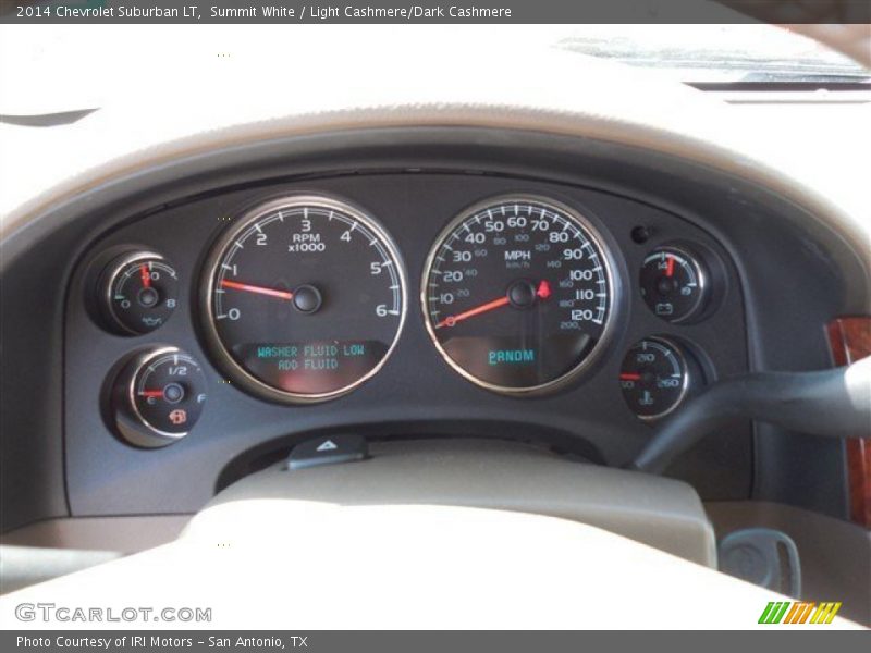 Summit White / Light Cashmere/Dark Cashmere 2014 Chevrolet Suburban LT