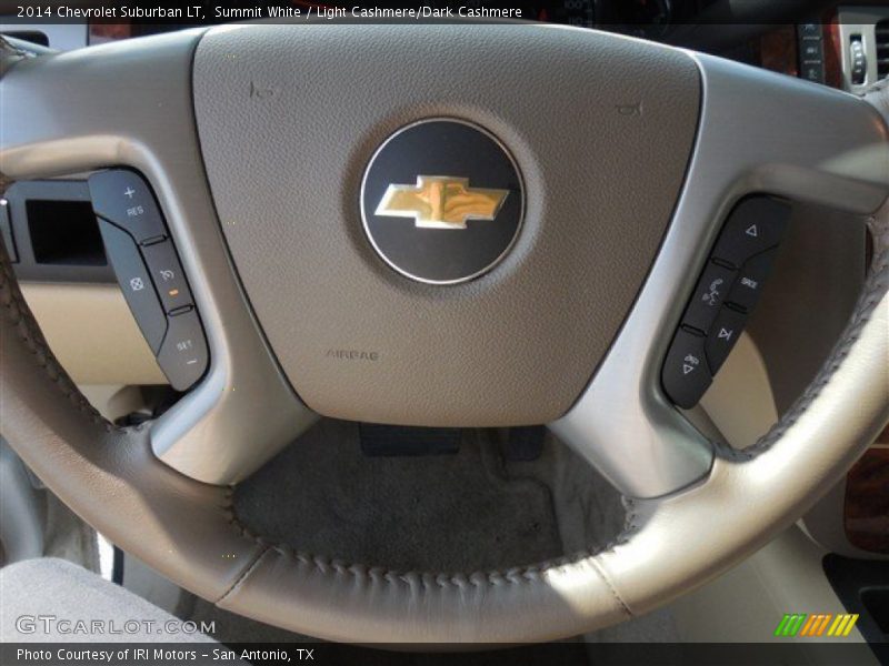 Summit White / Light Cashmere/Dark Cashmere 2014 Chevrolet Suburban LT