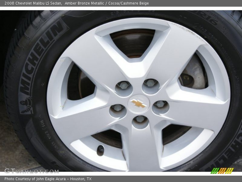 Amber Bronze Metallic / Cocoa/Cashmere Beige 2008 Chevrolet Malibu LS Sedan
