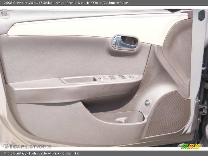 Amber Bronze Metallic / Cocoa/Cashmere Beige 2008 Chevrolet Malibu LS Sedan