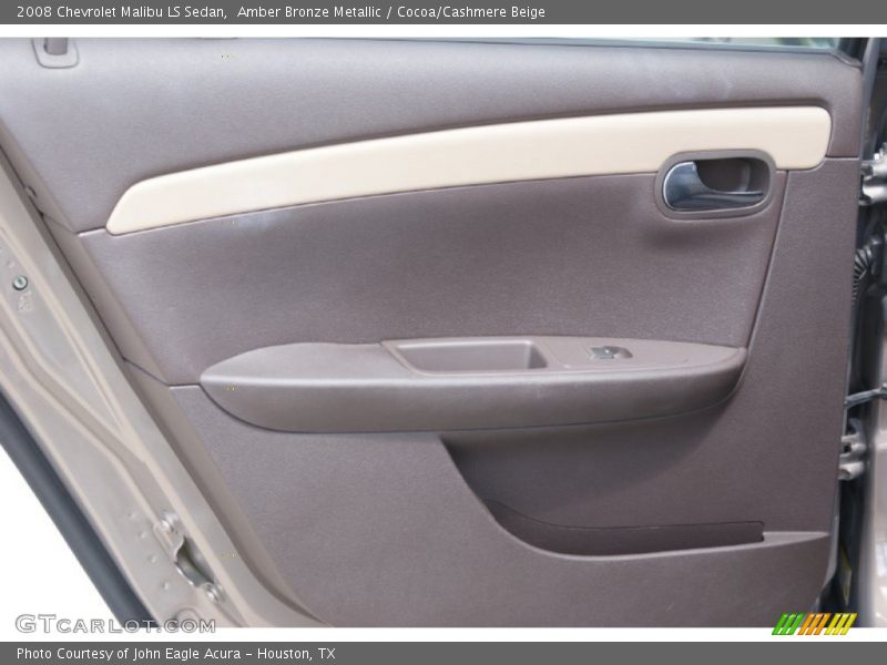 Amber Bronze Metallic / Cocoa/Cashmere Beige 2008 Chevrolet Malibu LS Sedan