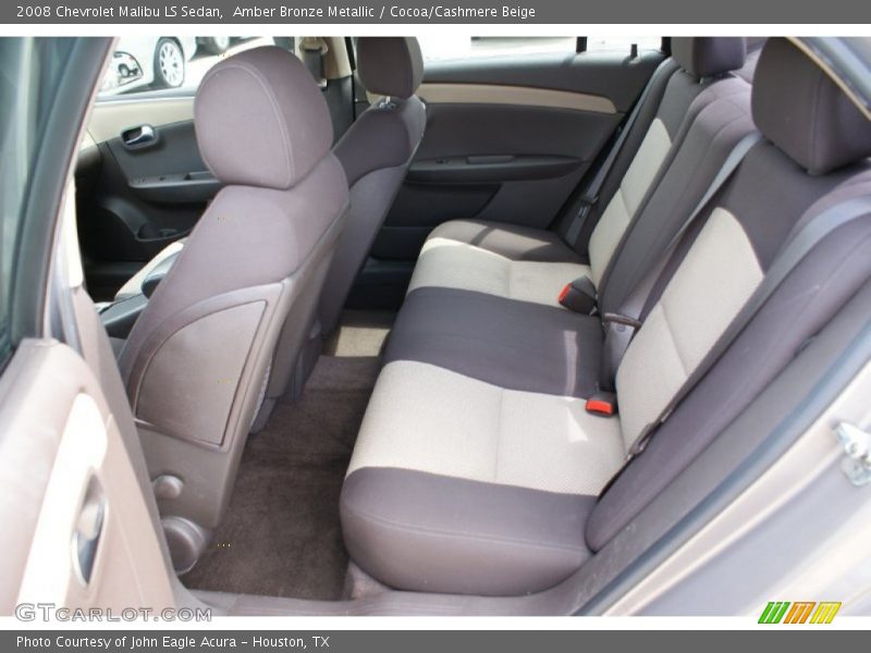 Amber Bronze Metallic / Cocoa/Cashmere Beige 2008 Chevrolet Malibu LS Sedan