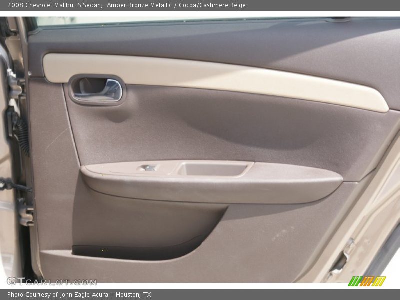 Amber Bronze Metallic / Cocoa/Cashmere Beige 2008 Chevrolet Malibu LS Sedan