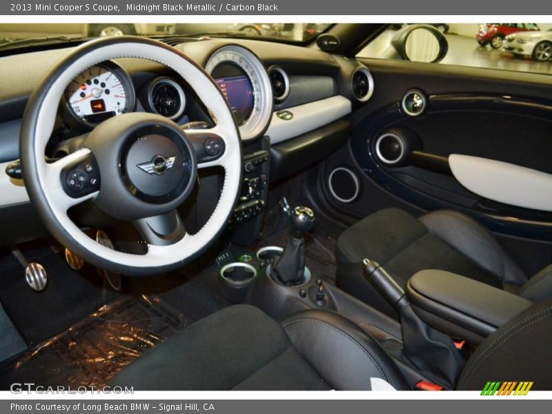 Midnight Black Metallic / Carbon Black 2013 Mini Cooper S Coupe