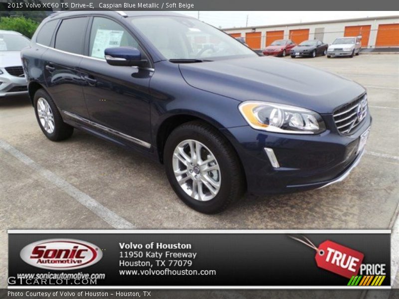 Caspian Blue Metallic / Soft Beige 2015 Volvo XC60 T5 Drive-E