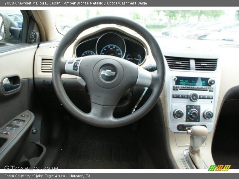 Amber Bronze Metallic / Cocoa/Cashmere Beige 2008 Chevrolet Malibu LS Sedan