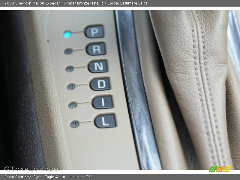 Amber Bronze Metallic / Cocoa/Cashmere Beige 2008 Chevrolet Malibu LS Sedan