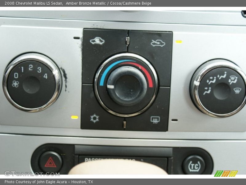 Amber Bronze Metallic / Cocoa/Cashmere Beige 2008 Chevrolet Malibu LS Sedan