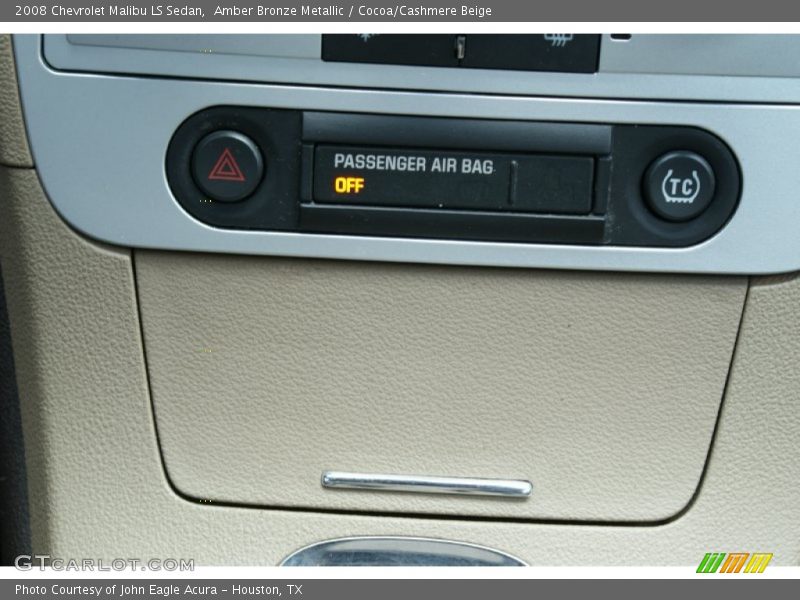 Amber Bronze Metallic / Cocoa/Cashmere Beige 2008 Chevrolet Malibu LS Sedan