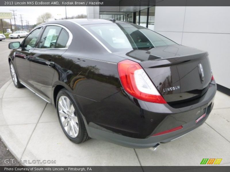 Kodiak Brown / Hazelnut 2013 Lincoln MKS EcoBoost AWD