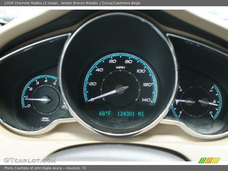 Amber Bronze Metallic / Cocoa/Cashmere Beige 2008 Chevrolet Malibu LS Sedan