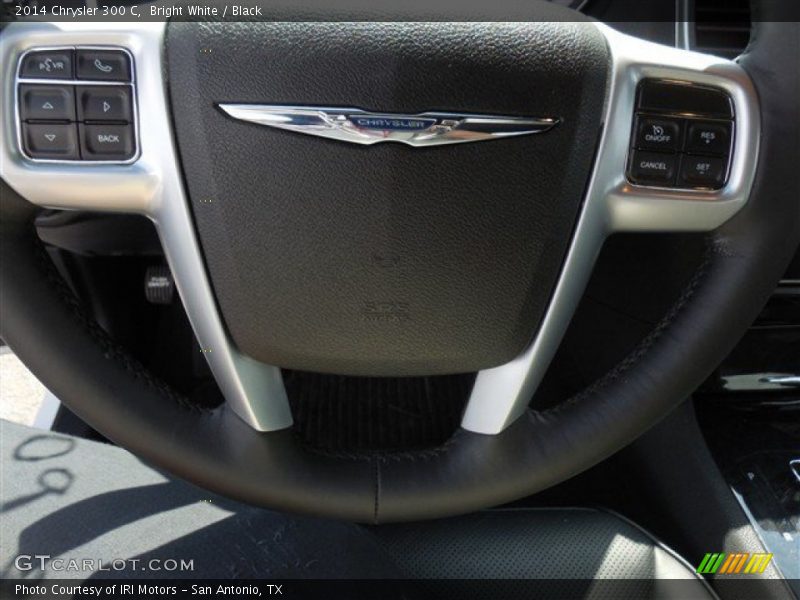 Bright White / Black 2014 Chrysler 300 C