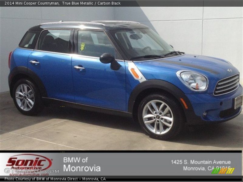 True Blue Metallic / Carbon Black 2014 Mini Cooper Countryman