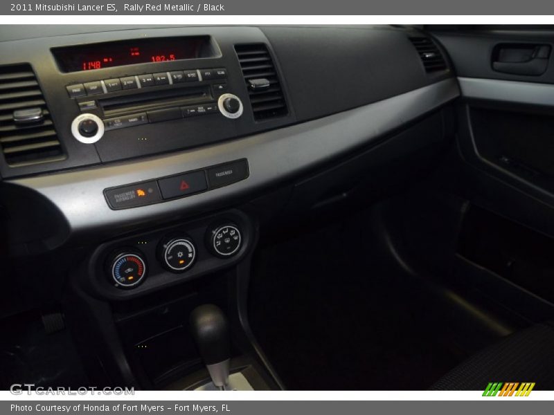 Rally Red Metallic / Black 2011 Mitsubishi Lancer ES