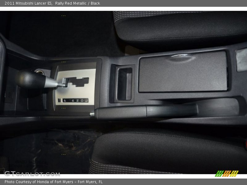 Rally Red Metallic / Black 2011 Mitsubishi Lancer ES