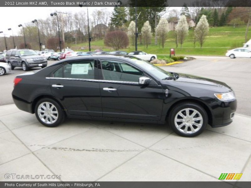 Tuxedo Black Metallic / Dark Charcoal 2012 Lincoln MKZ AWD