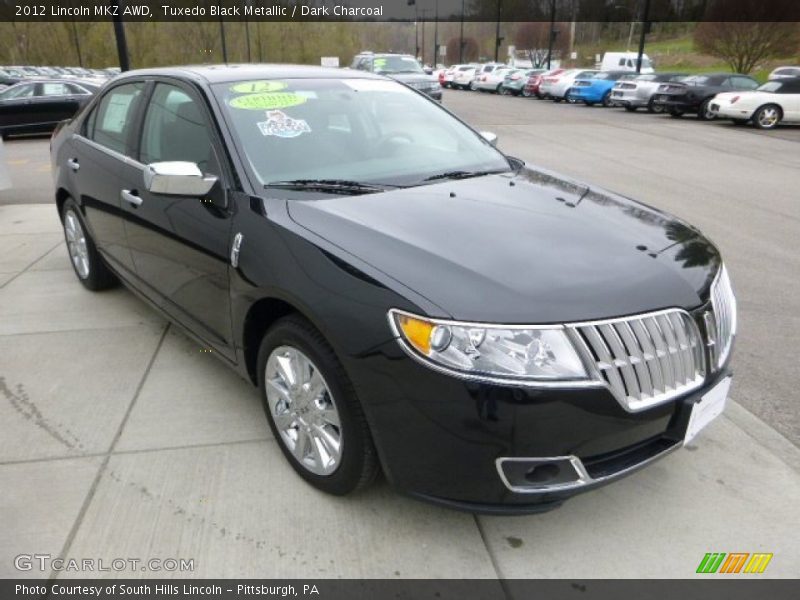 Tuxedo Black Metallic / Dark Charcoal 2012 Lincoln MKZ AWD
