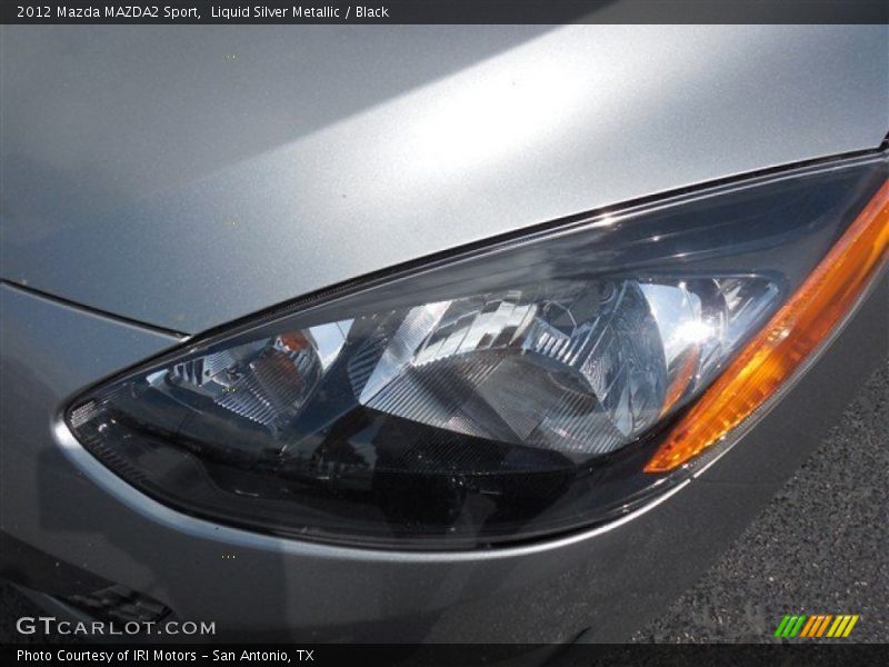 Liquid Silver Metallic / Black 2012 Mazda MAZDA2 Sport