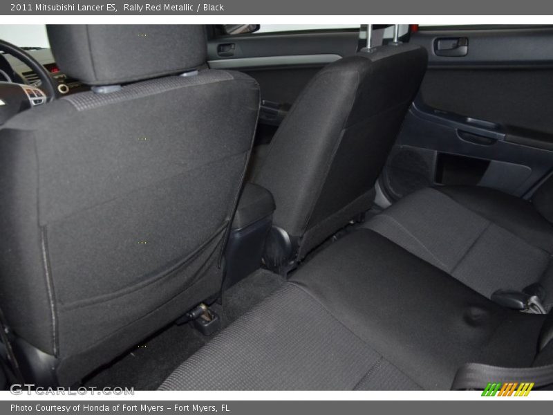 Rally Red Metallic / Black 2011 Mitsubishi Lancer ES