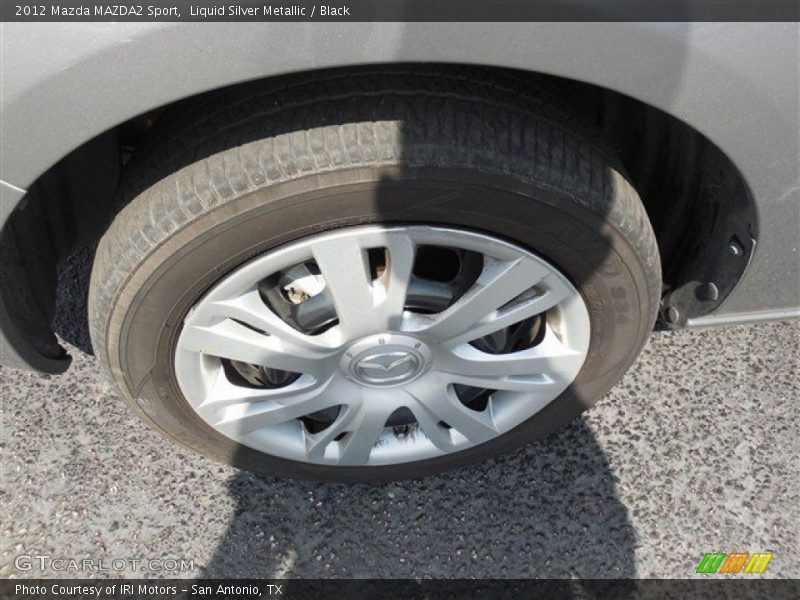 Liquid Silver Metallic / Black 2012 Mazda MAZDA2 Sport
