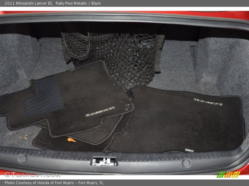 Rally Red Metallic / Black 2011 Mitsubishi Lancer ES