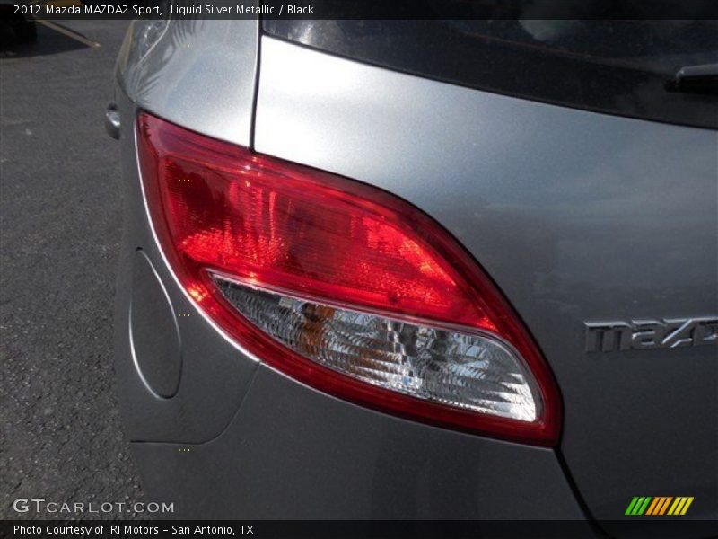 Liquid Silver Metallic / Black 2012 Mazda MAZDA2 Sport