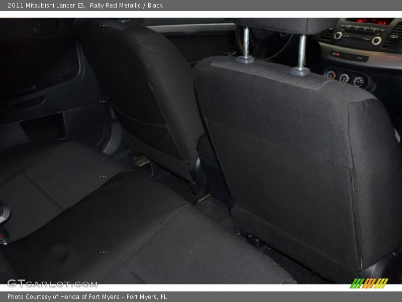 Rally Red Metallic / Black 2011 Mitsubishi Lancer ES