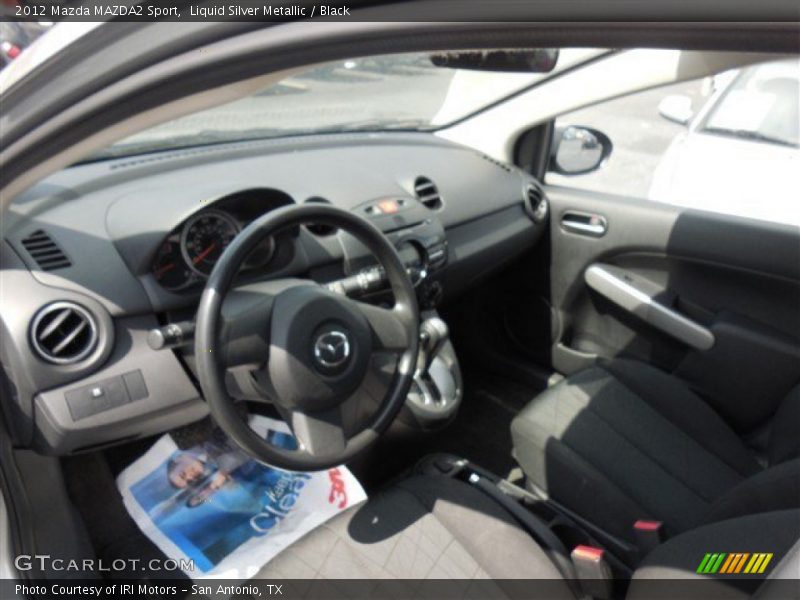 Liquid Silver Metallic / Black 2012 Mazda MAZDA2 Sport
