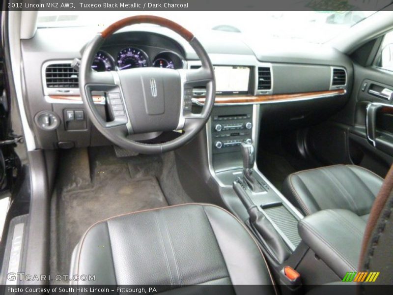 Tuxedo Black Metallic / Dark Charcoal 2012 Lincoln MKZ AWD