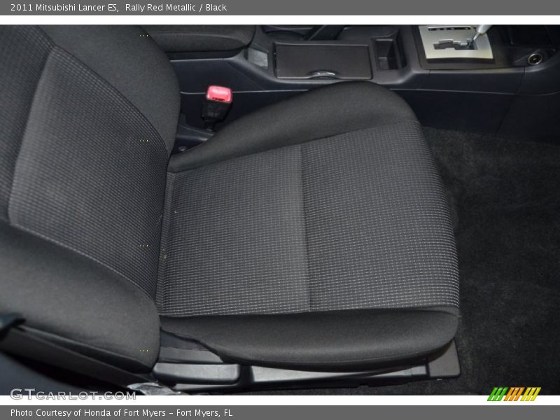 Rally Red Metallic / Black 2011 Mitsubishi Lancer ES