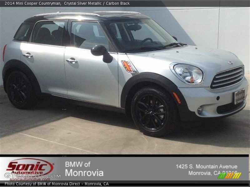 Crystal Silver Metallic / Carbon Black 2014 Mini Cooper Countryman