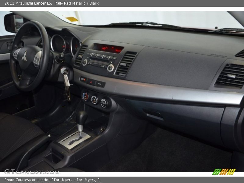Rally Red Metallic / Black 2011 Mitsubishi Lancer ES
