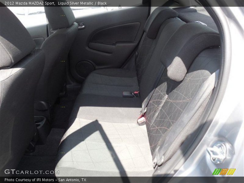 Liquid Silver Metallic / Black 2012 Mazda MAZDA2 Sport