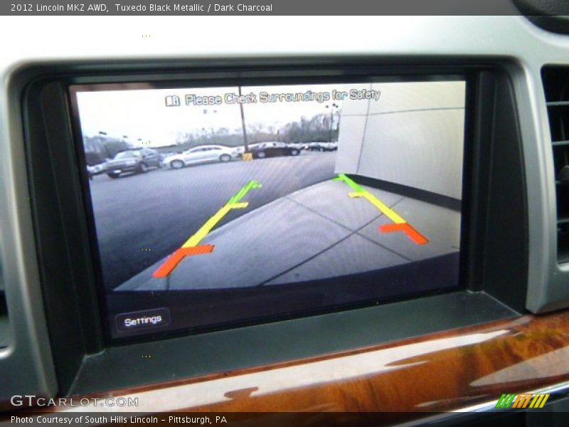 Tuxedo Black Metallic / Dark Charcoal 2012 Lincoln MKZ AWD