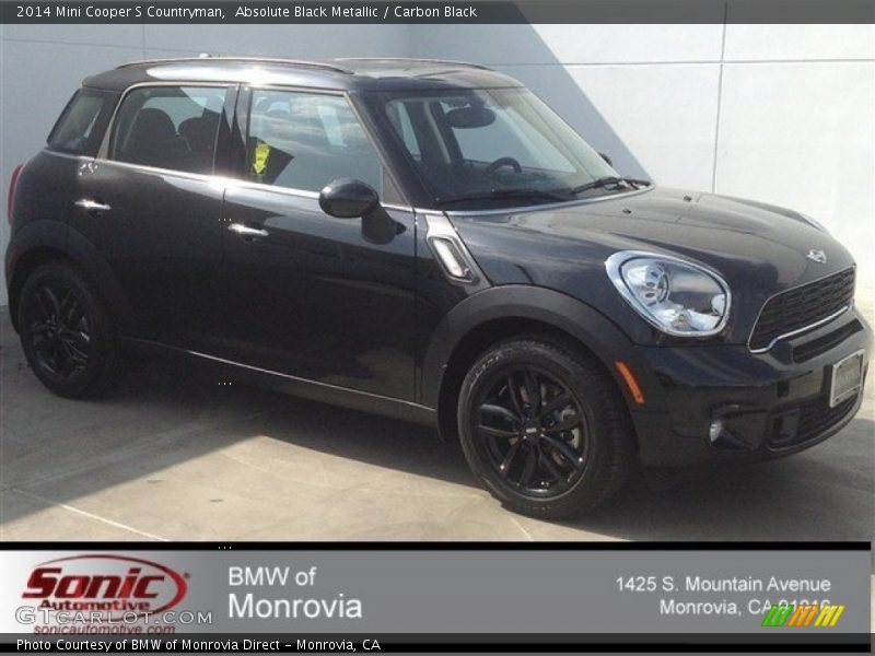 Absolute Black Metallic / Carbon Black 2014 Mini Cooper S Countryman