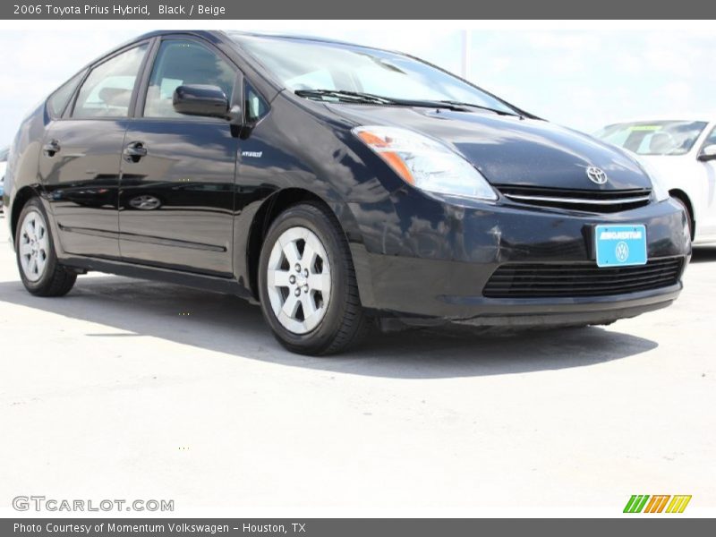 Black / Beige 2006 Toyota Prius Hybrid