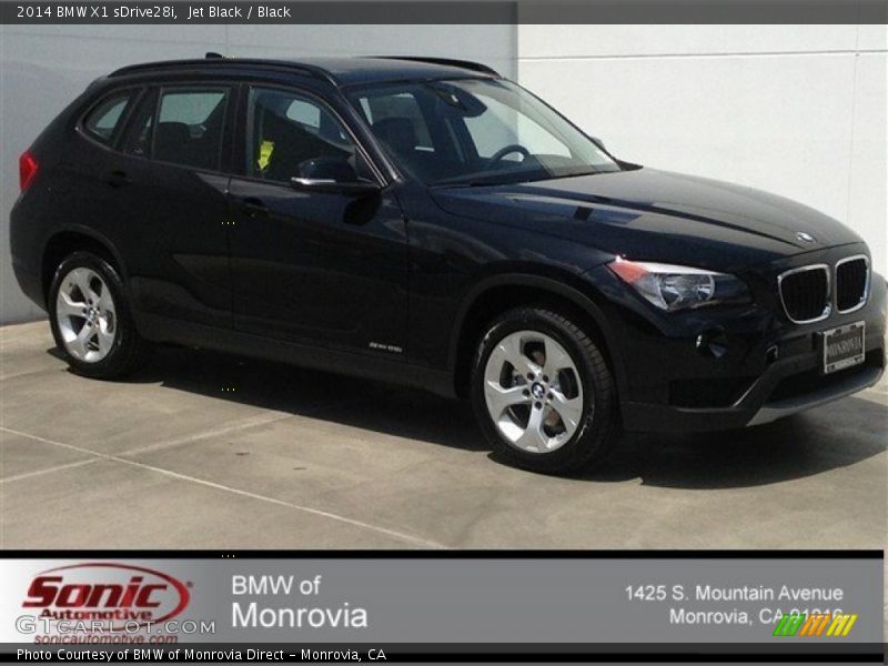 Jet Black / Black 2014 BMW X1 sDrive28i