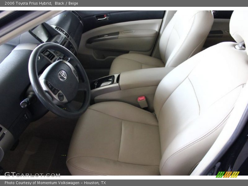 Black / Beige 2006 Toyota Prius Hybrid