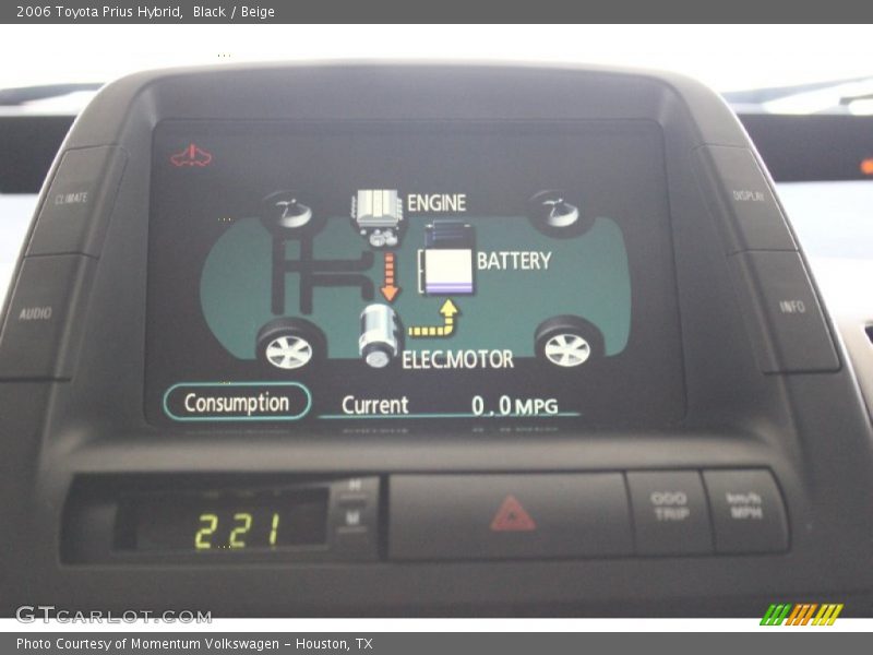 Black / Beige 2006 Toyota Prius Hybrid