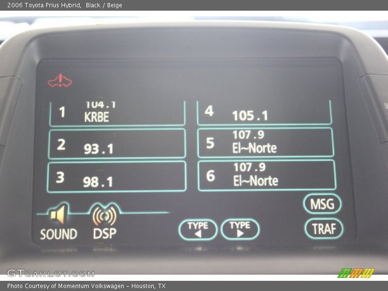 Black / Beige 2006 Toyota Prius Hybrid