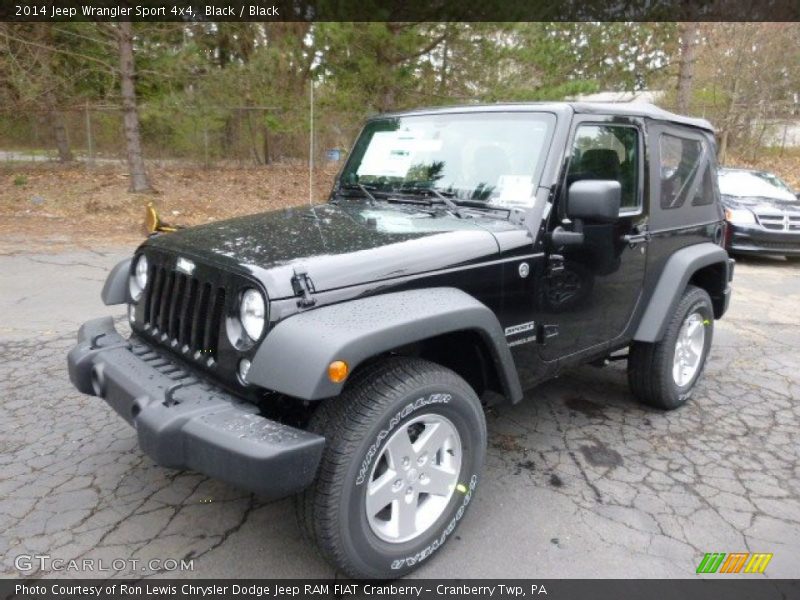 Black / Black 2014 Jeep Wrangler Sport 4x4